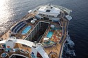 Upper Deck of the Allure of the Seas - Largest Cruise Ship in The World
