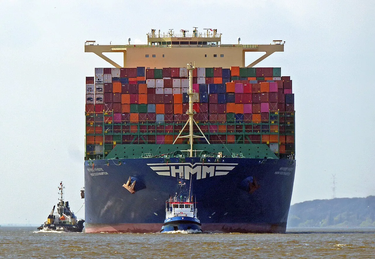 HMM Southampton in Hamburg, April 2023.