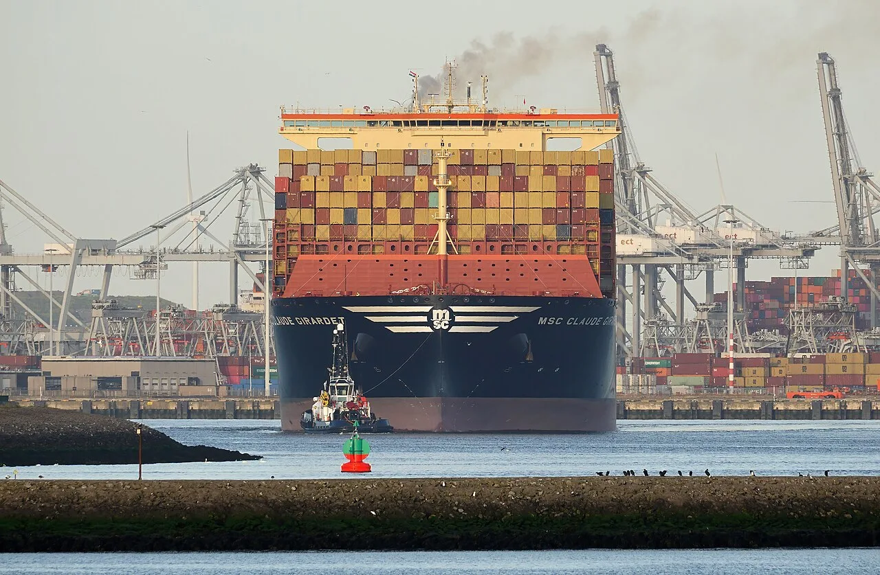 MSC Claude Girardet at Europoort, June 2024.